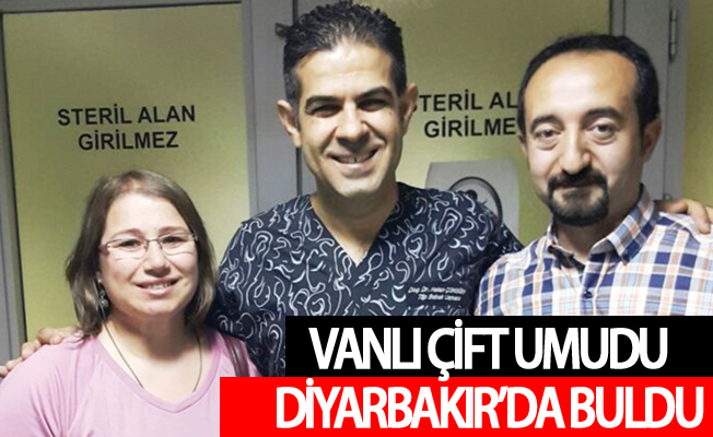 Vanlı çift umudu Diyarbakır’da buldu