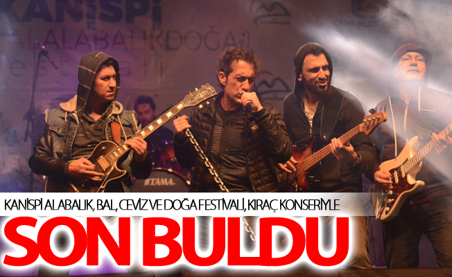 Kanispi Alabalık, Bal, Ceviz ve Doğa Festivali, Kıraç konseriyle son buldu