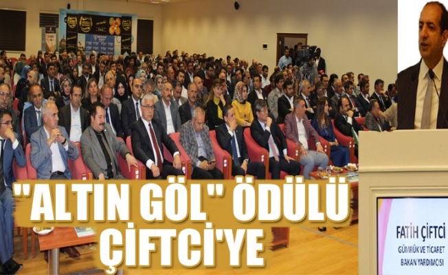 Fatih Çiftci’ye "Altın Göl" ödülü