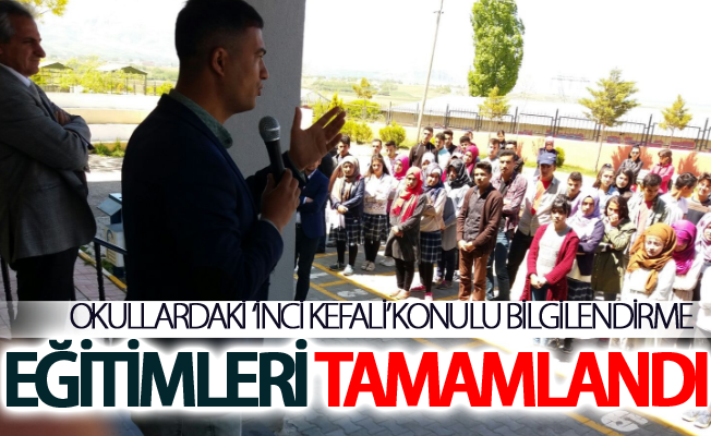 Okullardaki ‘inci kefali’ konulu bilgilendirme eğitimleri tamamlandı