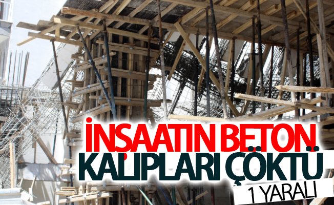 Van'da Bir İnşaatta beton kalıpları çöktü: 1 yaralı