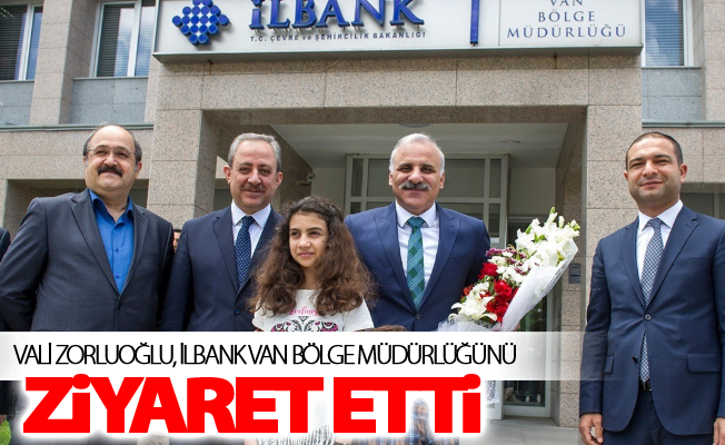 Vali Zorluoğlu'ndan İlbank'a ziyaret