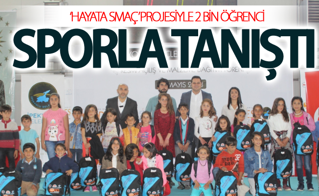 ‘Hayata Smaç’ projesiyle 2 bin öğrenci sporla tanıştı