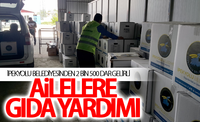 İpekyolu belediyesinden 2 bin 500 dar gelirli ailelere gıda yardımı