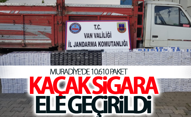 Muradiye’de 10.610 paket kaçak sigara ele geçirildi