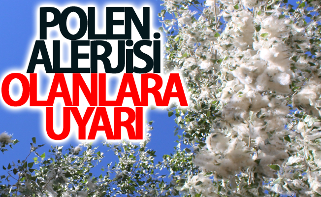 Polen alerjisi olanlara uyarı