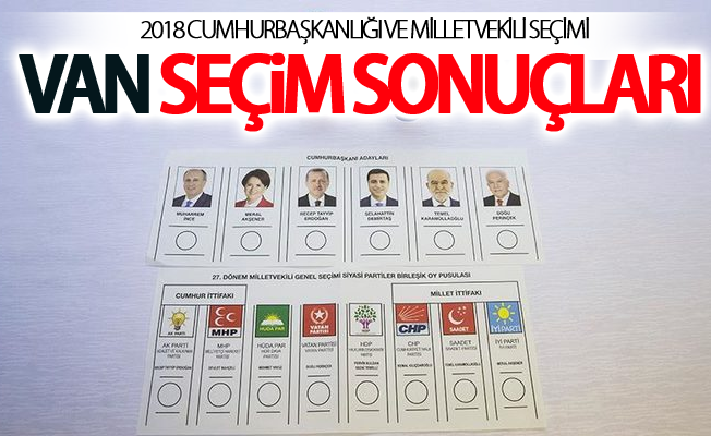 2018 Van Seçimleri Sonuçları