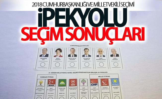 2018 Van-İpekyolu seçim sonuçları