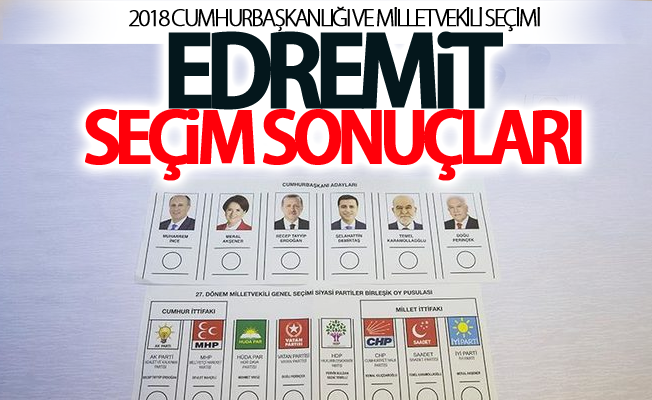 2018 Van-Edremit seçim sonuçları