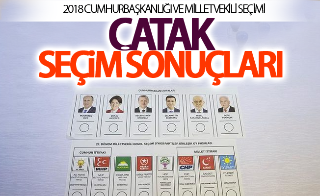 2018 Van-Çatak seçim sonuçları