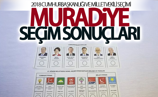 2018 Van-Muradiye seçim sonuçları
