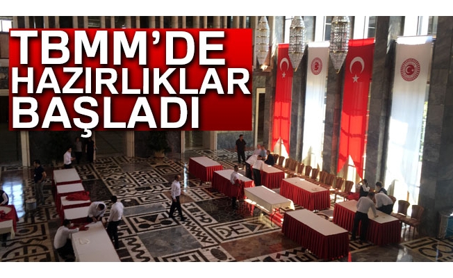 TBMM'de yeni dönem hazırlıkları başladı