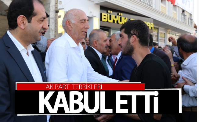 AK Parti tebrikleri kabul etti