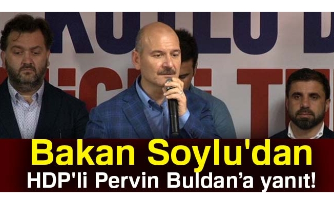 Soylu'dan Buldan'a yanıt