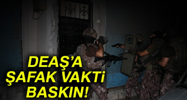 DEAŞ’a şafak vakti baskın