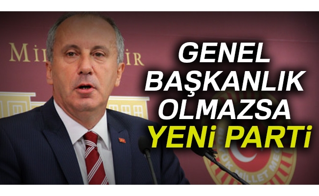 Genel Başkanlık olmazsa yeni parti