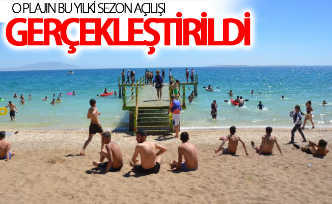 Erciş Belediyesi Kadın ve Aile Plajı’nın sezon açılışı gerçekleştirildi