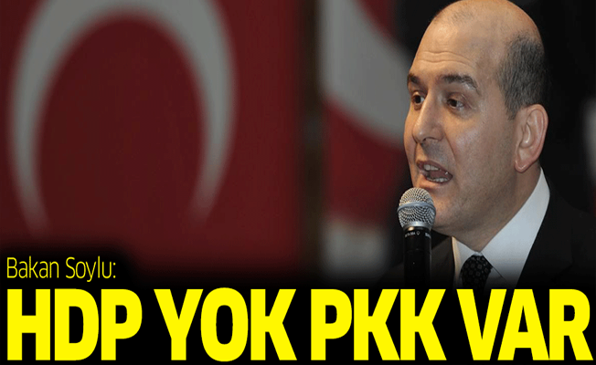 Bakan Soylu: HDP yok, PKK var