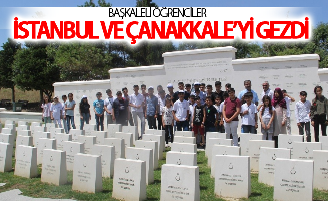 Başkaleli öğrenciler İstanbul ve Çanakkale’yi gezdi