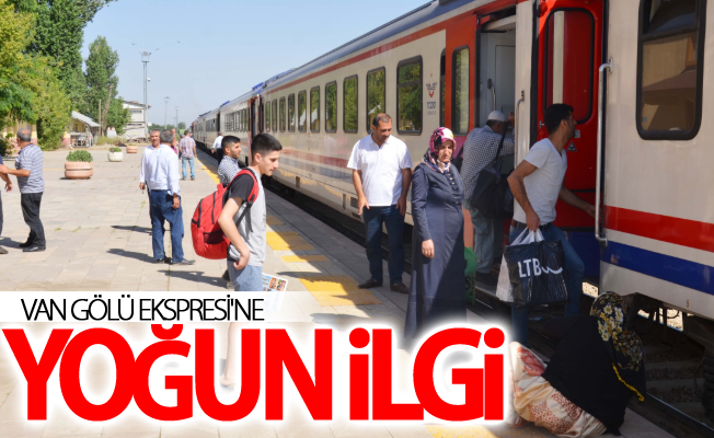 Van Gölü Ekspresi'ne yoğun ilgi