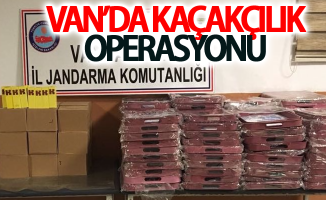 Van’da kaçakçılık operasyonu