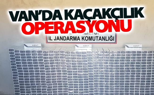 Van’da kaçakçılık operasyonu