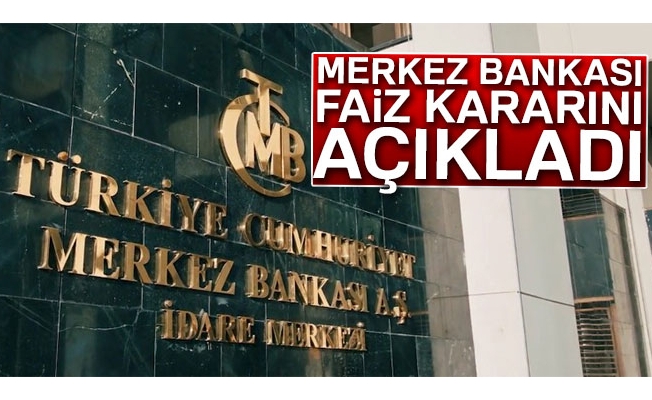 Merkez Bankası faizi sabit tuttu