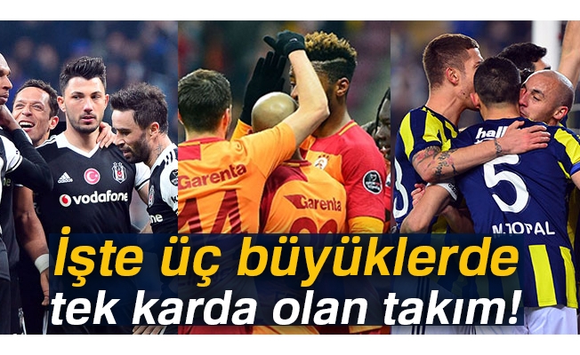 3 büyüklerde tek karda olan takım