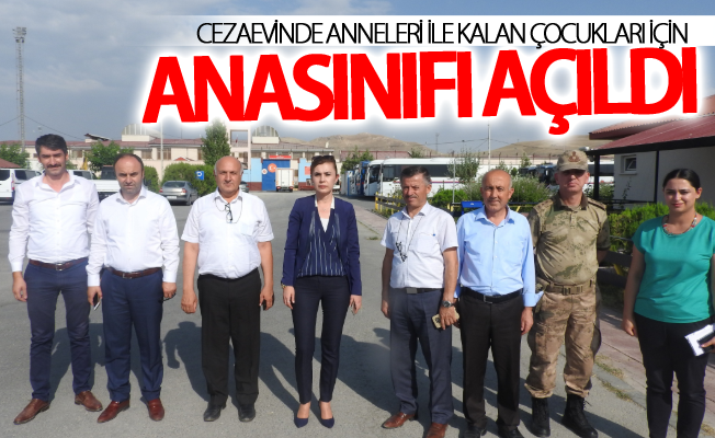 Cezaevinde anneleri ile kalan çocukları için anasınıfı açıldı