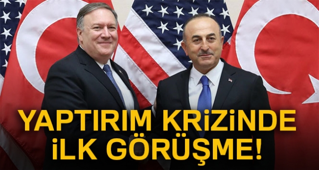 Çavuşoğlu ve ABD Dışişleri Bakanı Mike Pompeo görüştü