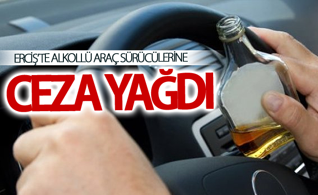 Erciş’te alkollü araç sürücülerine ceza yağdı
