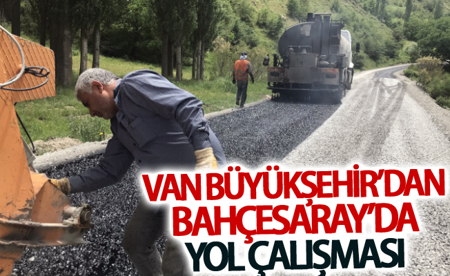 Van Büyükşehir’dan Bahçesaray’da yol çalışması