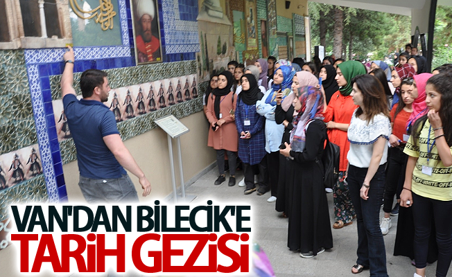 Vanlı öğrenciler "Genç Ağaçlar Kök Salıyor" projesi kapsamında Bilecik'e geldi