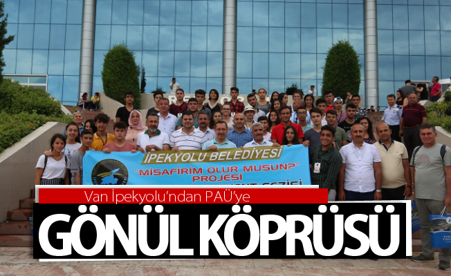 Van İpekyolu’ndan PAÜ’ye gönül köprüsü