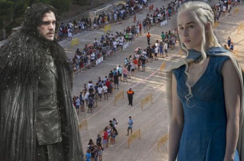 Game of Thrones'da figüran olmak için binlerce kişi sırada bekliyor