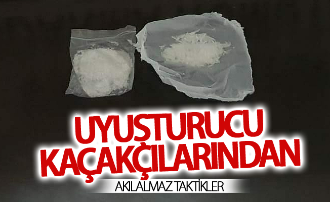 uyuşturucu kaçakçılarından akılalmaz taktikler