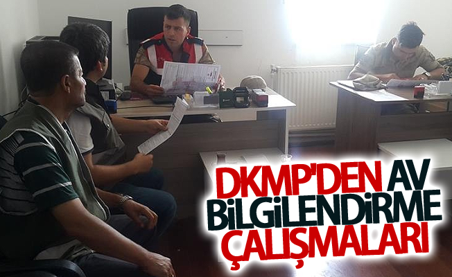 DKMP müdürlüğünden av bilgilendirme çalışmaları