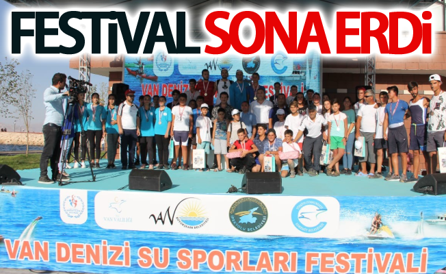 Van Denizi Su Sporları Festivali sona erdi