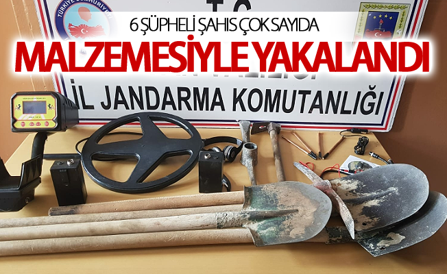 6 şüpheli şahıs çok sayıda malzemesiyle yakalandı