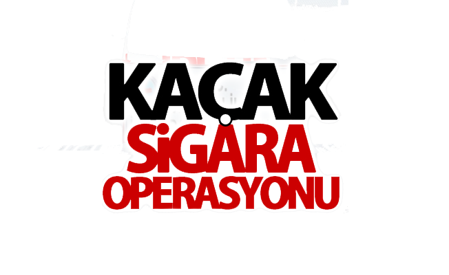 Jandarma’dan kaçak sigara operasyonları