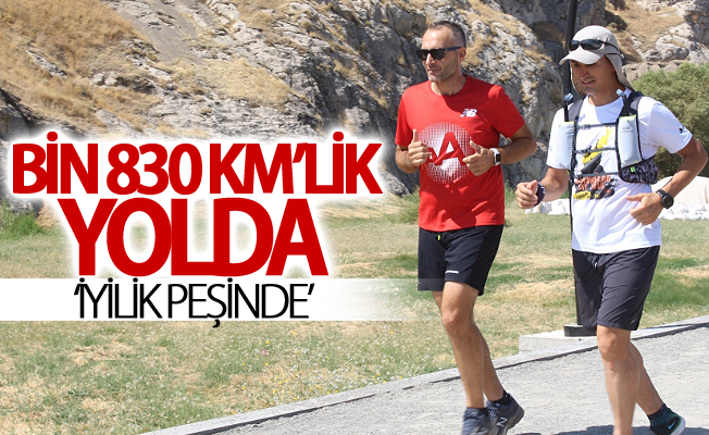 Bin 830 kilometrelik yolda ‘iyilik peşinde’