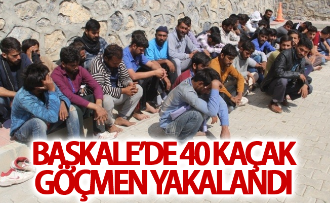 Başkale’de 40 kaçak göçmen yakalandı