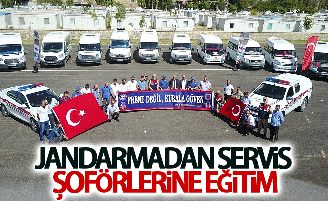 Jandarmadan servis şoförlerine eğitim