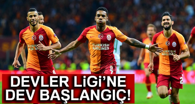 Galatasaray dev başladı