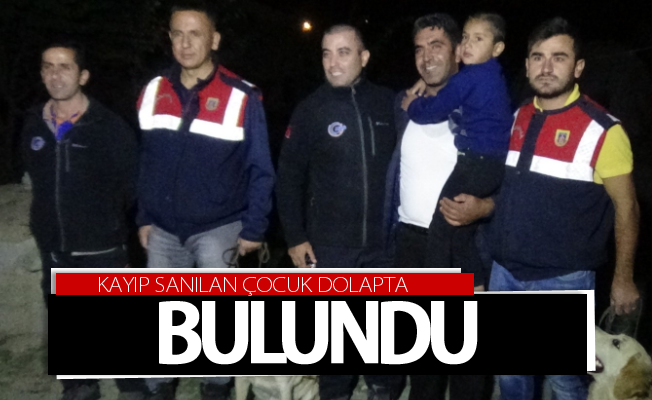 Kayıp sanılan çocuk dolapta bulundu