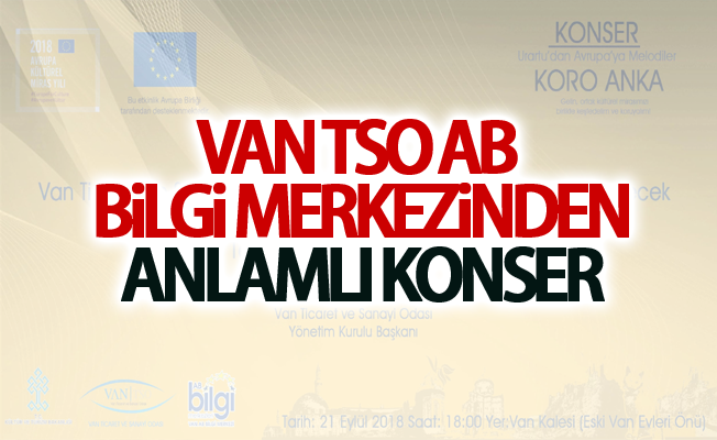 Van TSO AB Bilgi Merkezinden dan anlamlı konser