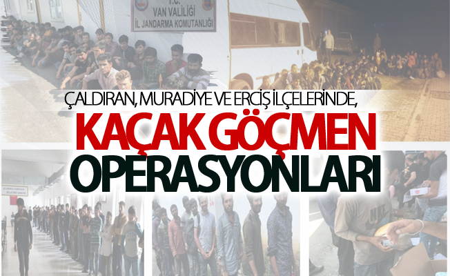 Jandarma’dan göçmen kaçakçılığı operasyonları