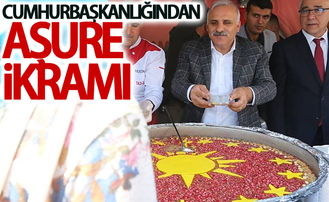 Cumhurbaşkanlığından aşure ikramı