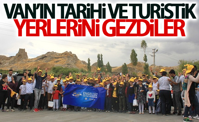 Özel eğitim öğrencileri, Van’ın tarihi ve turistik yerlerini gezdi