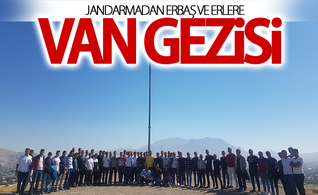 Jandarmadan erbaş ve erlere Van gezisi